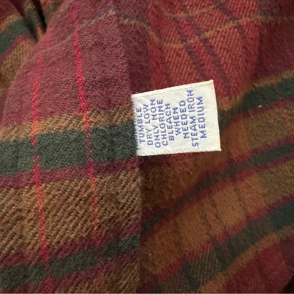 Vintage Y2K Ralph Lauren Heavyweight Flannel Shirt Jacket - size L - Picture 9 of 14